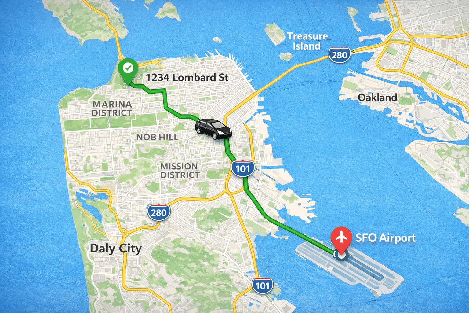 Live trip tracking
